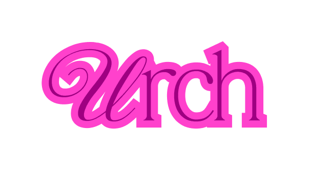 Urch Pink 3D Logo