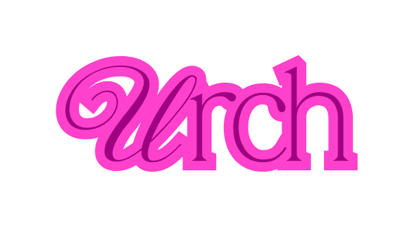 Urch Pink 3D Logo